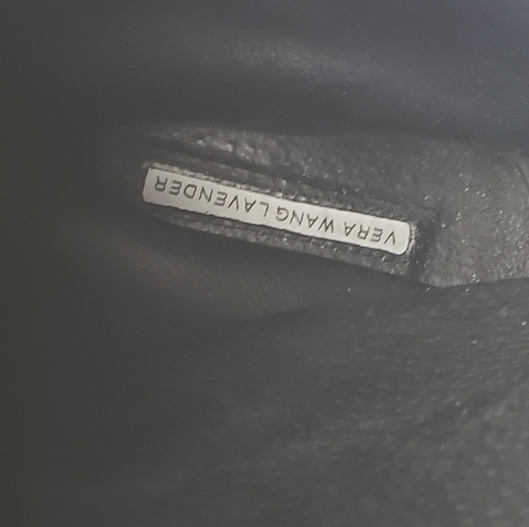 463gap Vera Wang Lavender label Cameron black burnished leather boots 11 - Picture 12 of 12